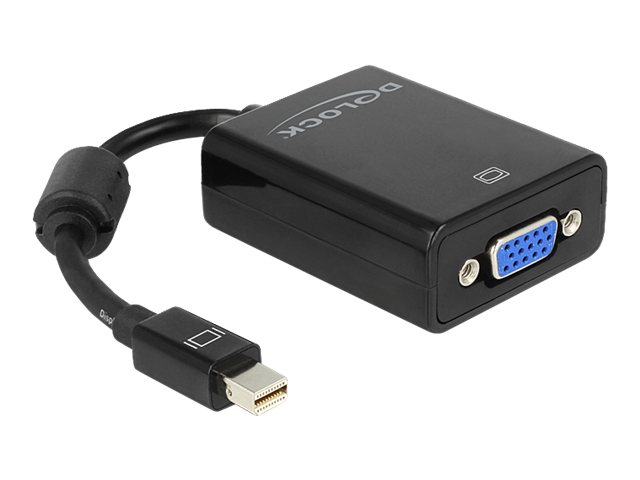 Delock Adapter mini Displayport > VGA 15 pin female - DisplayPort-Adapter - Mini DisplayPort (M) zu HD-15 (VGA) (W) - 18 cm - Sc