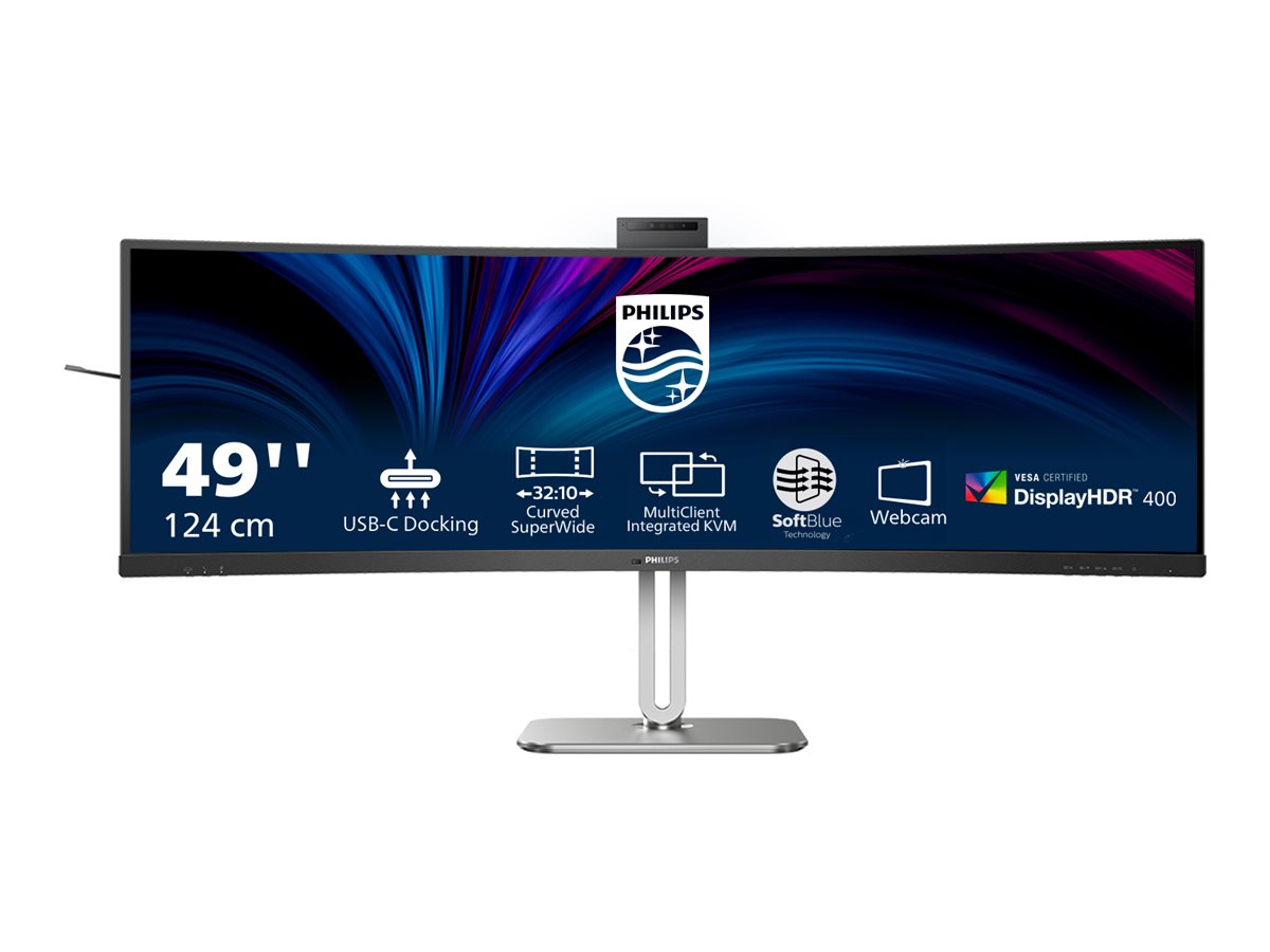 Philips 49B2U6900CH - 6000 Series - LED-Monitor mit CH Garantie - gebogen - USB - 124.5 cm (49