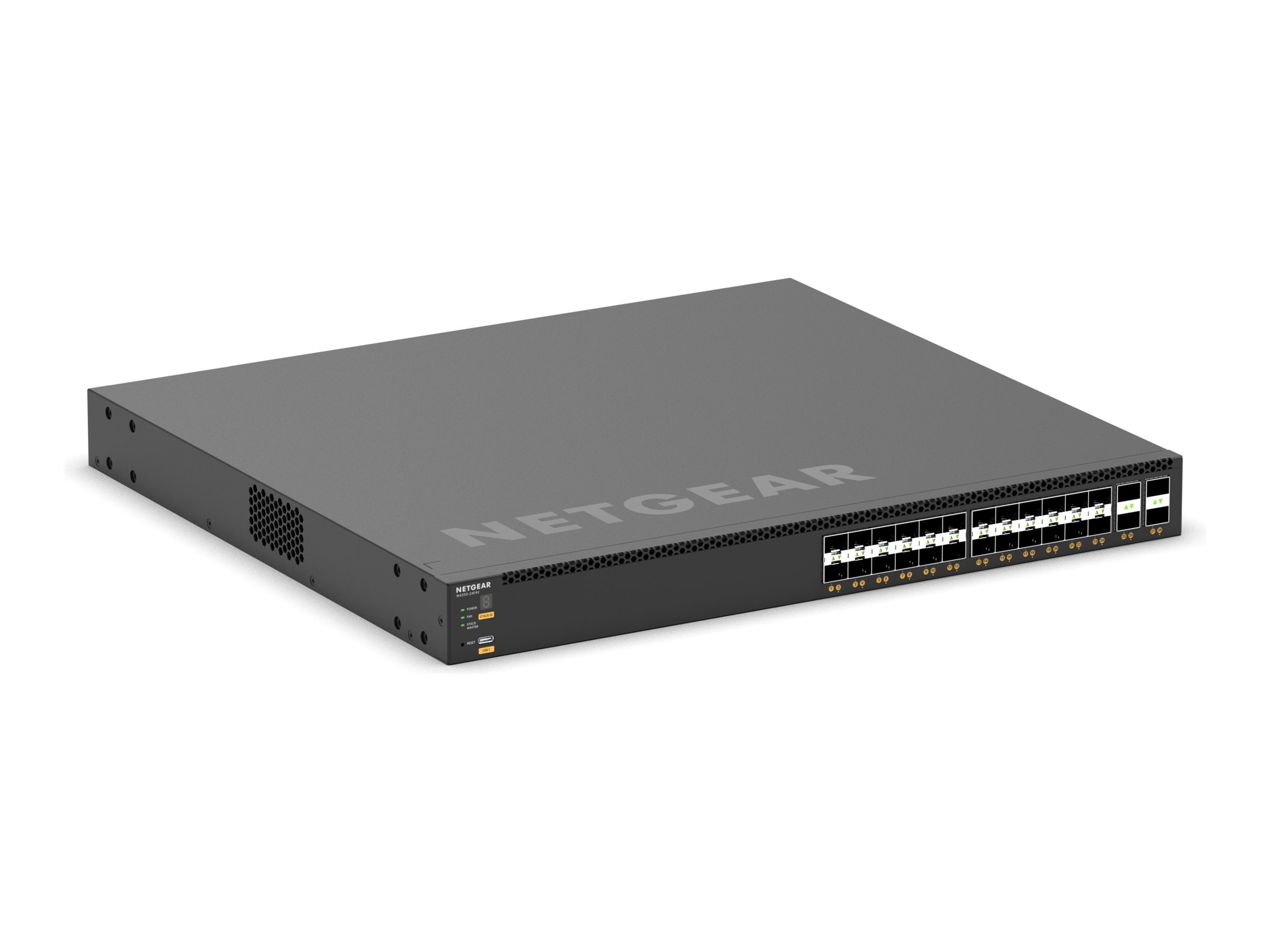NETGEAR M4350 Series M4350-24F4V - Switch - L3 - managed - 24 x 10 Gigabit SFP+ + 8 x 25 Gigabit SFP28 - an Rack montierbar