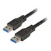 EFB-Elektronik Enhanced - USB-Kabel - USB Typ A (M) zu USB Typ A (M) - USB 3.0 - 3 m - Schwarz