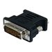 StarTech.com DVI auf VGA Adapter - St/Bu - Schwarz - DVI zu VGA Konverter / Monitoradapter - VGA-Adapter - DVI-I (M) zu HD-15 (V