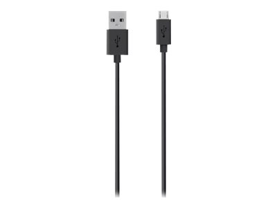 Belkin MIXIT - USB-Kabel - Micro-USB Typ B (M) zu USB (M) - 2 m - Schwarz