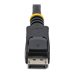 StarTech.com 2m DisplayPort 1.2 Kabel mit Verriegelung (Stecker/Stecker) - DP 4k Audio- / Videokabel Kabel - Schwarz - DisplayPo