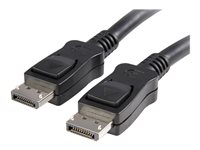 StarTech.com 2m DisplayPort 1.2 Kabel mit Verriegelung (Stecker/Stecker) - DP 4k Audio- / Videokabel Kabel - Schwarz - DisplayPo