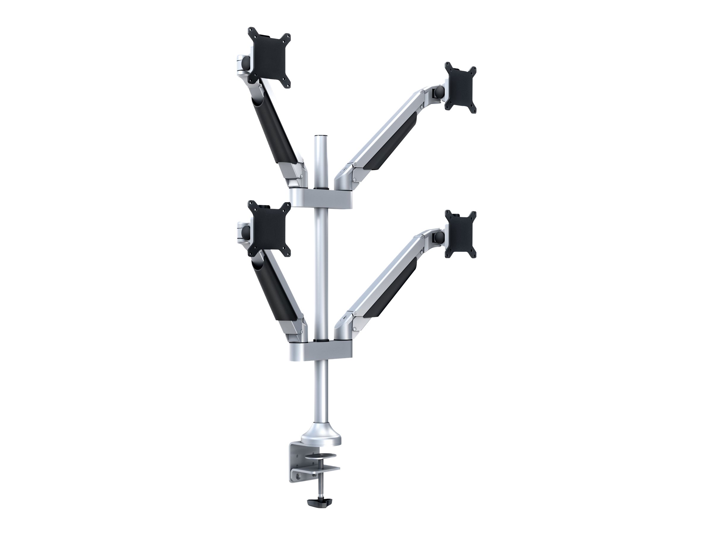 Multibrackets M VESA Gas Lift Arm Quad - Befestigungskit (Spannbefestigung fr Tisch, 4 Gelenkarme) - fr 4 LCD-Anzeigen - Alumi