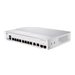 Cisco Business 350 Series CBS350-8FP-E-2G - Switch - L3 - managed - 8 x 10/100/1000 (PoE+) + 2 x Kombi-SFP - an Rack montierbar