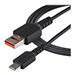 StarTech.com 3ft (1m) Secure Charging Cable, USB-A to USB-C Data Blocker Charge-Only Cable, No-Data Power-Only Charger Cable for