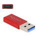 Delock - USB-Adapter - USB Typ A (M) zu 24 pin USB-C (W) - USB 3.2 Gen 2 - 5 V - 900 mA
