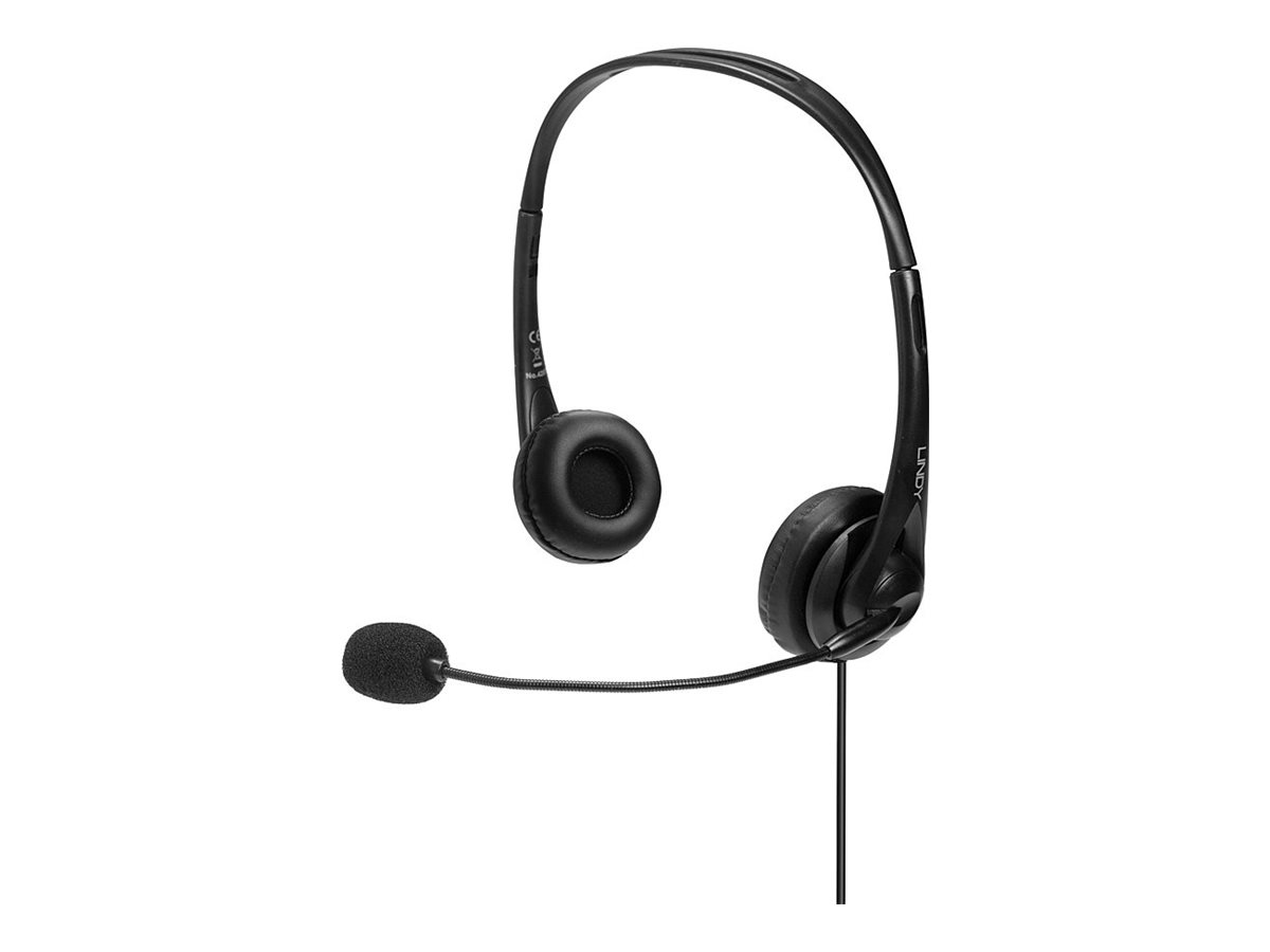 Lindy - Headset - On-Ear - kabelgebunden - USB