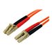 StarTech.com 30m Fiber Optic Cable - Multimode Duplex 50/125 - LSZH - LC/LC - OM2 - LC to LC Fiber Patch Cable (50FIBLCLC30)