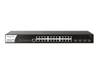Draytek VigorSwitch G2280X - Switch - L2+ - managed - 24 x 10/100/1000 + 4 x 10 Gigabit Ethernet SFP+ / 1 Gigabit Ethernet SFP+ 
