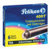 Pelikan 4001 TP/6 - Tintenpatrone - Brilliant Black - 0.8 ml (Packung mit 6)