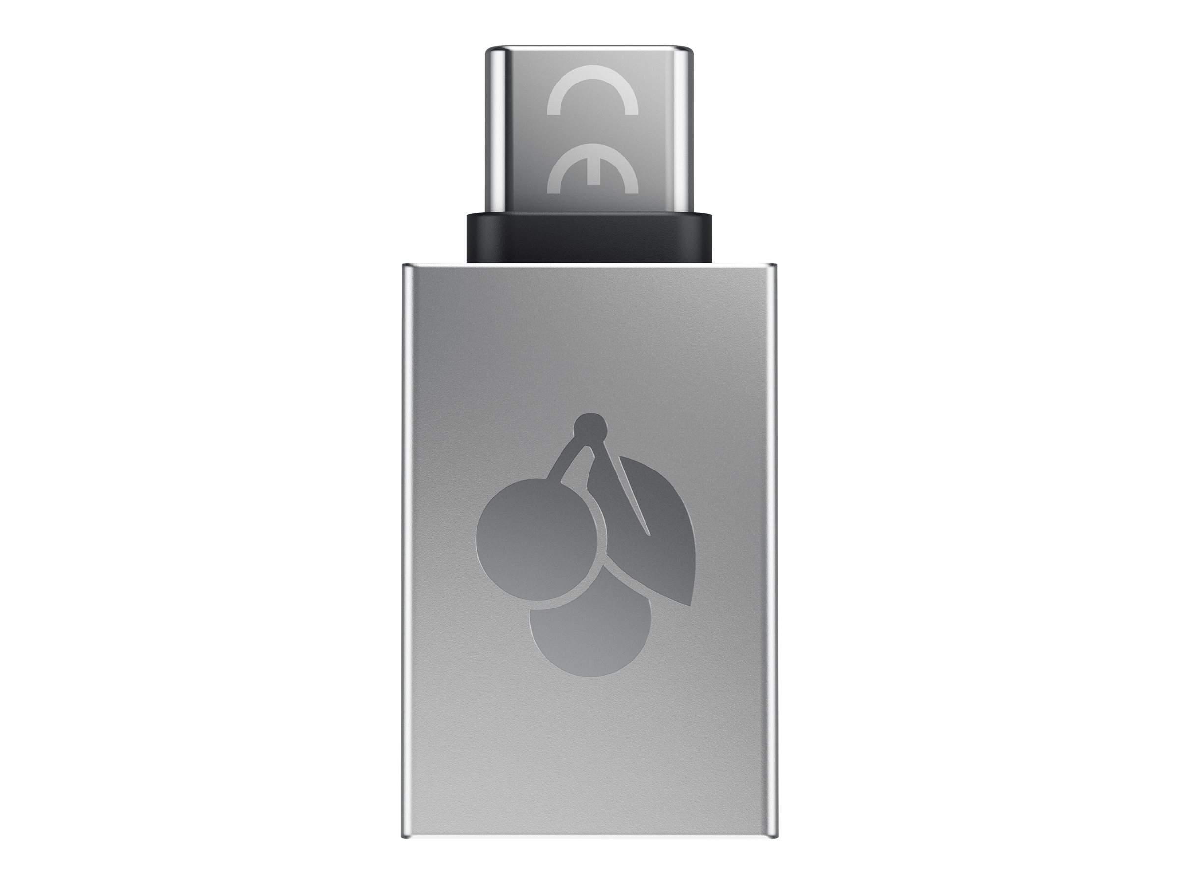 CHERRY - USB-Adapter - USB Typ A (W) zu 24 pin USB-C (M) - USB 3.0 OTG - Silber