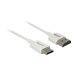 Delock Slim High Quality - HDMI-Kabel mit Ethernet - HDMI mnnlich zu 19 pin mini HDMI Type C mnnlich - 2 m - Dreifachisolierun