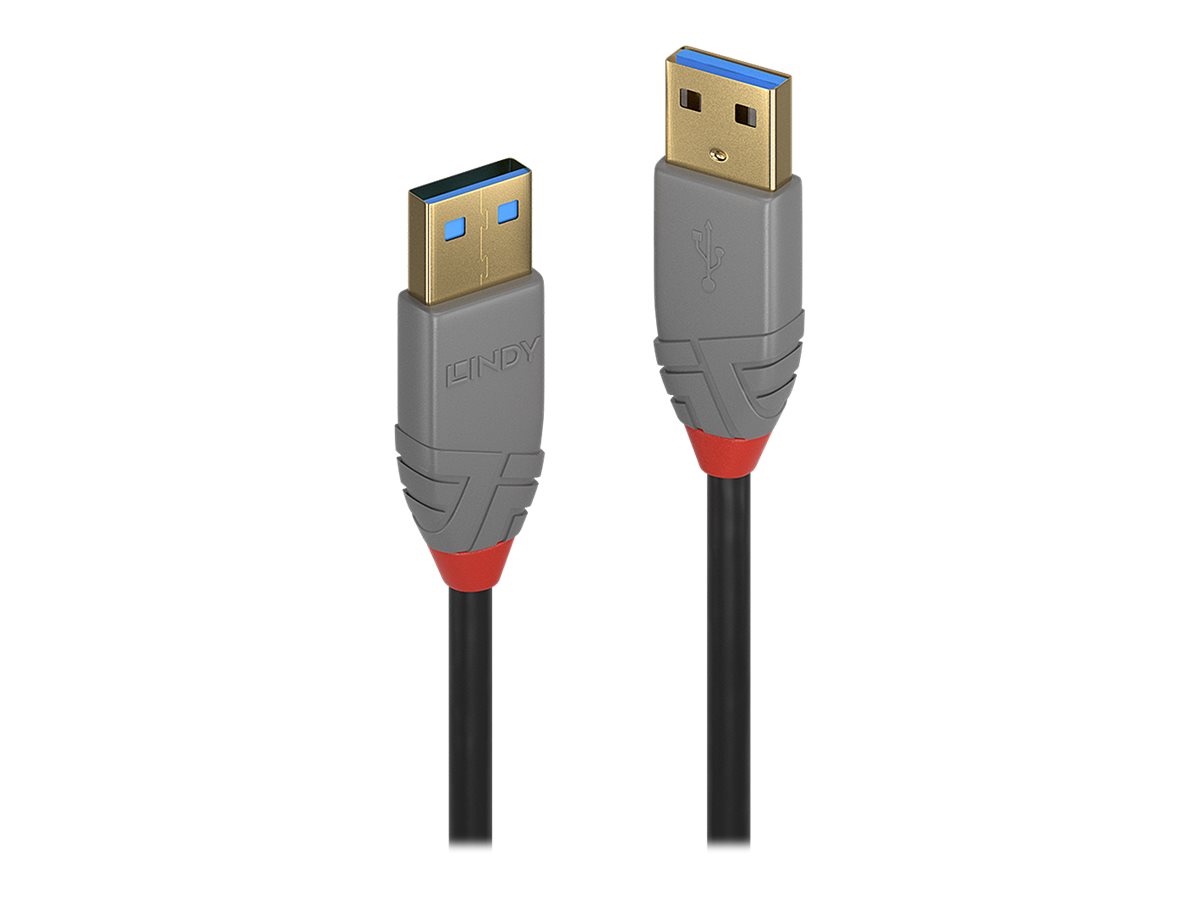 Lindy Anthra Line - USB-Kabel - USB Typ A (M) zu USB Typ A (M) - USB 3.0 - 5 m - rund