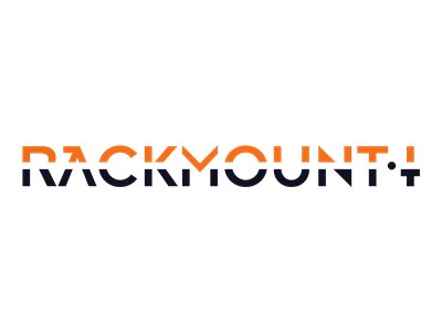 Rackmount.IT PI-RACK RM-PI-T1 - Rackmontagesatz - mit Stromversorgung - Schwarz, RAL 9004 - 1U - 48.3 cm (19