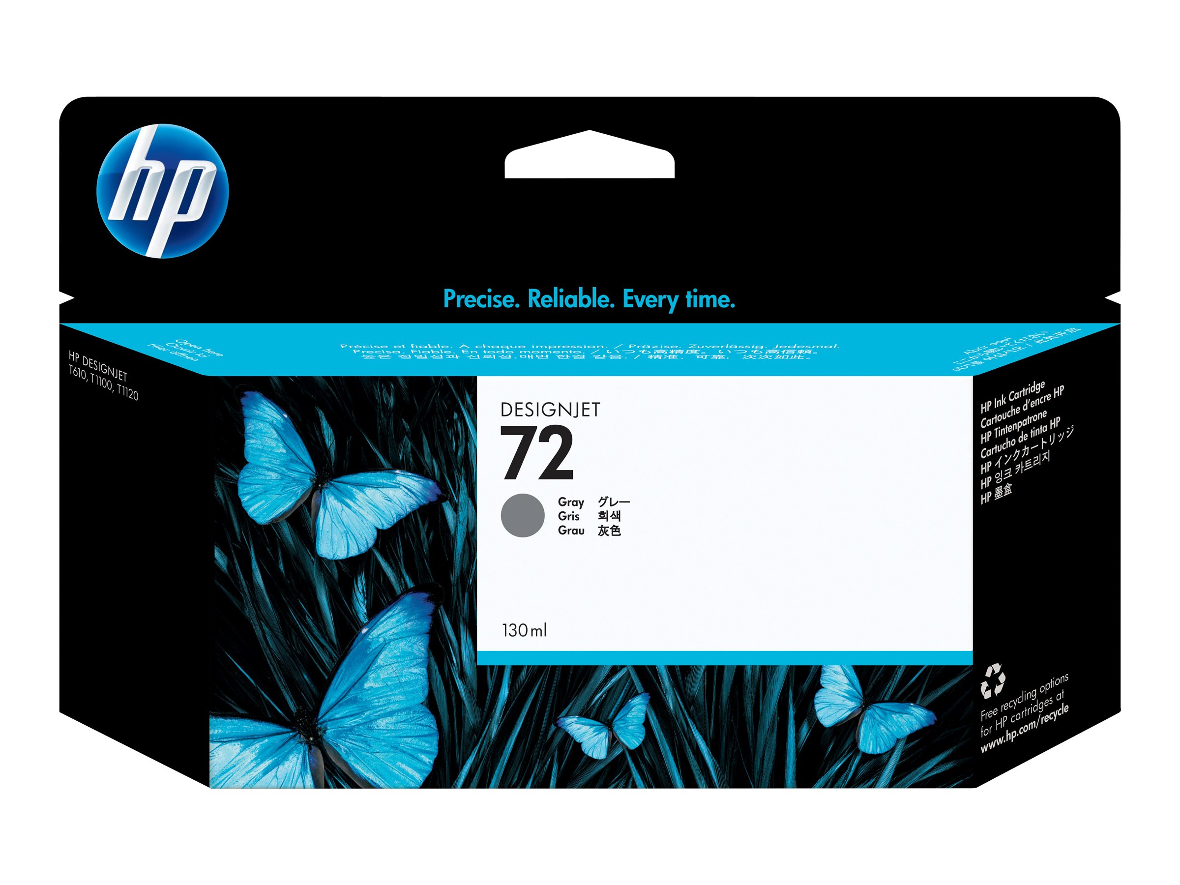 HP 72 - 130 ml - Grau - original - DesignJet - Tintenpatrone