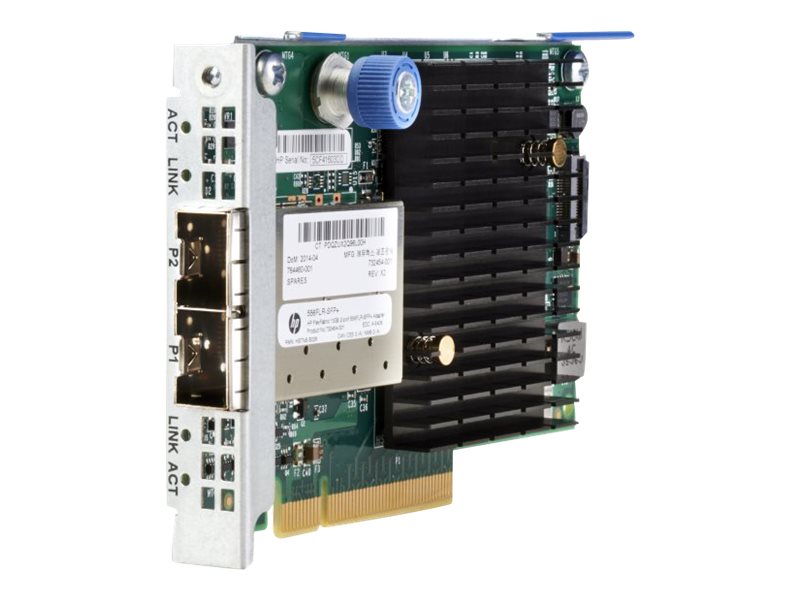 HPE FlexFabric 556FLR-SFP+ - Netzwerkadapter - PCIe 3.0 x8 - 10GbE - fr ProLiant DL20 Gen9, DL560 Gen9, XL170r Gen9, XL230a Gen