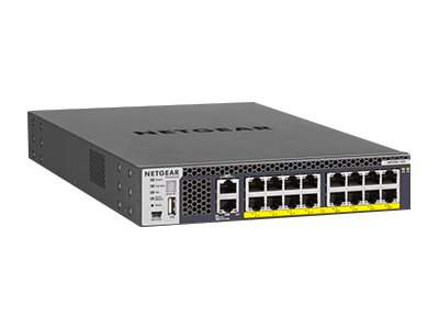 NETGEAR M4300-16X - Switch - L3 - managed - 16 x 100/1000/2.5G/5G/10GBase-T (PoE+) - an Rack montierbar