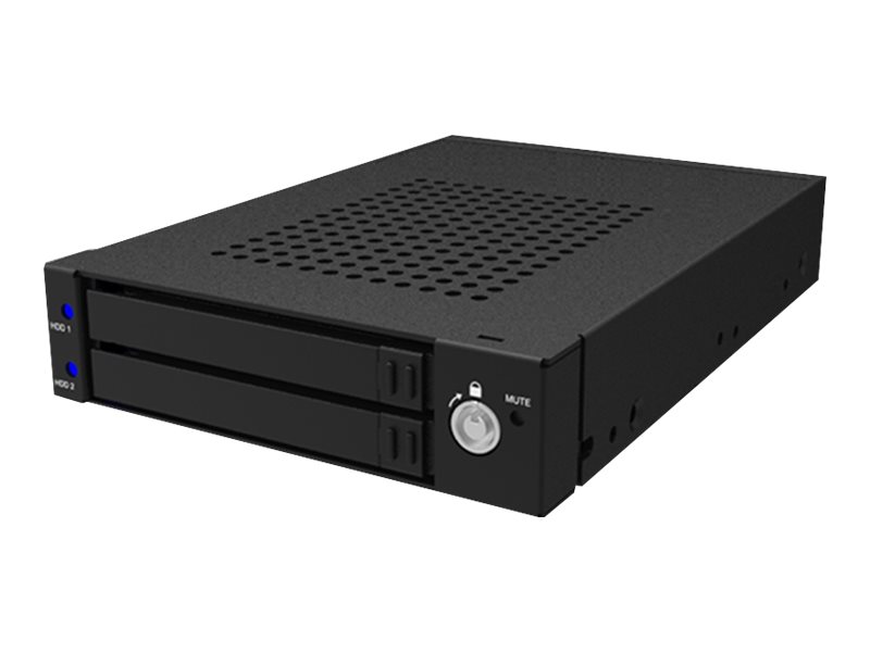 RaidSonic RAIDON iR2771-S3 - Internes RAID-Gehuse mit Datenanzeige, Netzanzeige, Tastensperre, Lfter - 2.5