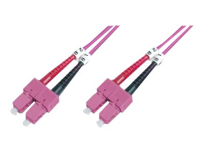 DIGITUS Professional - Patch-Kabel - SC multi-mode (M) zu SC multi-mode (M) - 2 m - Glasfaser - Duplex