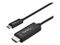 StarTech.com 6ft (2m) USB C to HDMI Cable, 4K 60Hz USB Type C to HDMI 2.0 Video Adapter Cable, Thunderbolt 3 Compatible, Laptop 