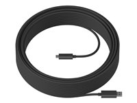 Logitech Strong - USB-Kabel - USB Typ A (M) zu 24 pin USB-C (M) - USB 3.1 - 10 m - Active Optical Cable (AOC), Plenum