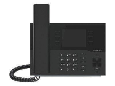 innovaphone IP222 - VoIP-Telefon - dreiweg Anruffunktion - SIP, SIP v2, H.323 v5 - mehrere Leitungen - Schwarz