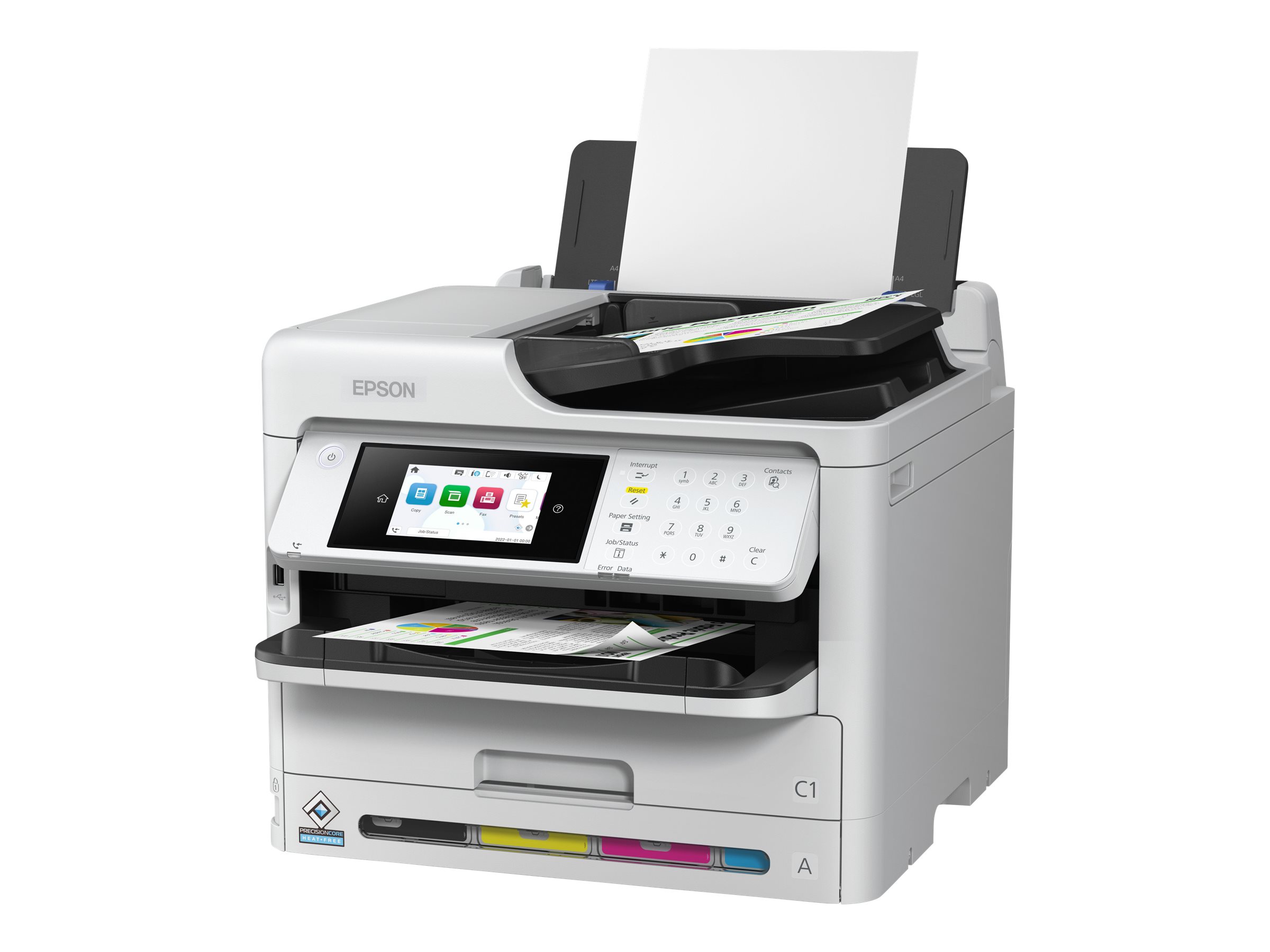 Epson WorkForce Pro WF-C5890DWF - Multifunktionsdrucker - Farbe - Tintenstrahl - A4/Legal (Medien) - bis zu 25 Seiten/Min. (Druc