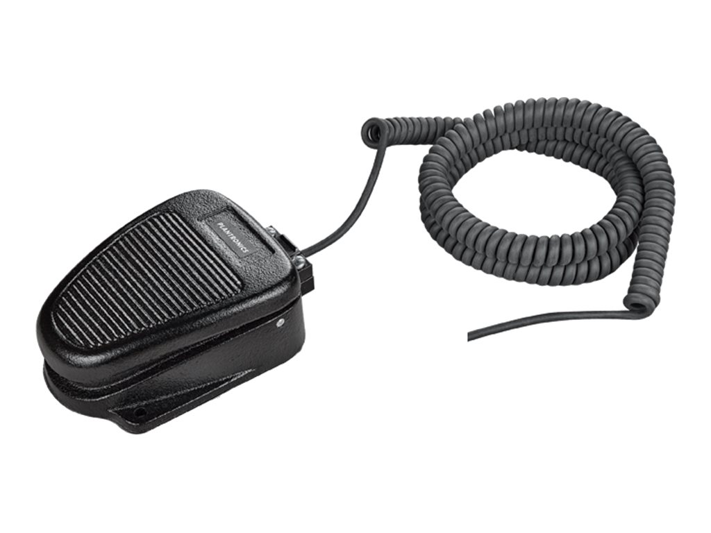 Poly SSP 2743-01 - PTT-Fussschalter (Push-to-Talk) fr Headset - robust, mit PJ-7-Steckverbinder, 3,05 m gerader Stecker