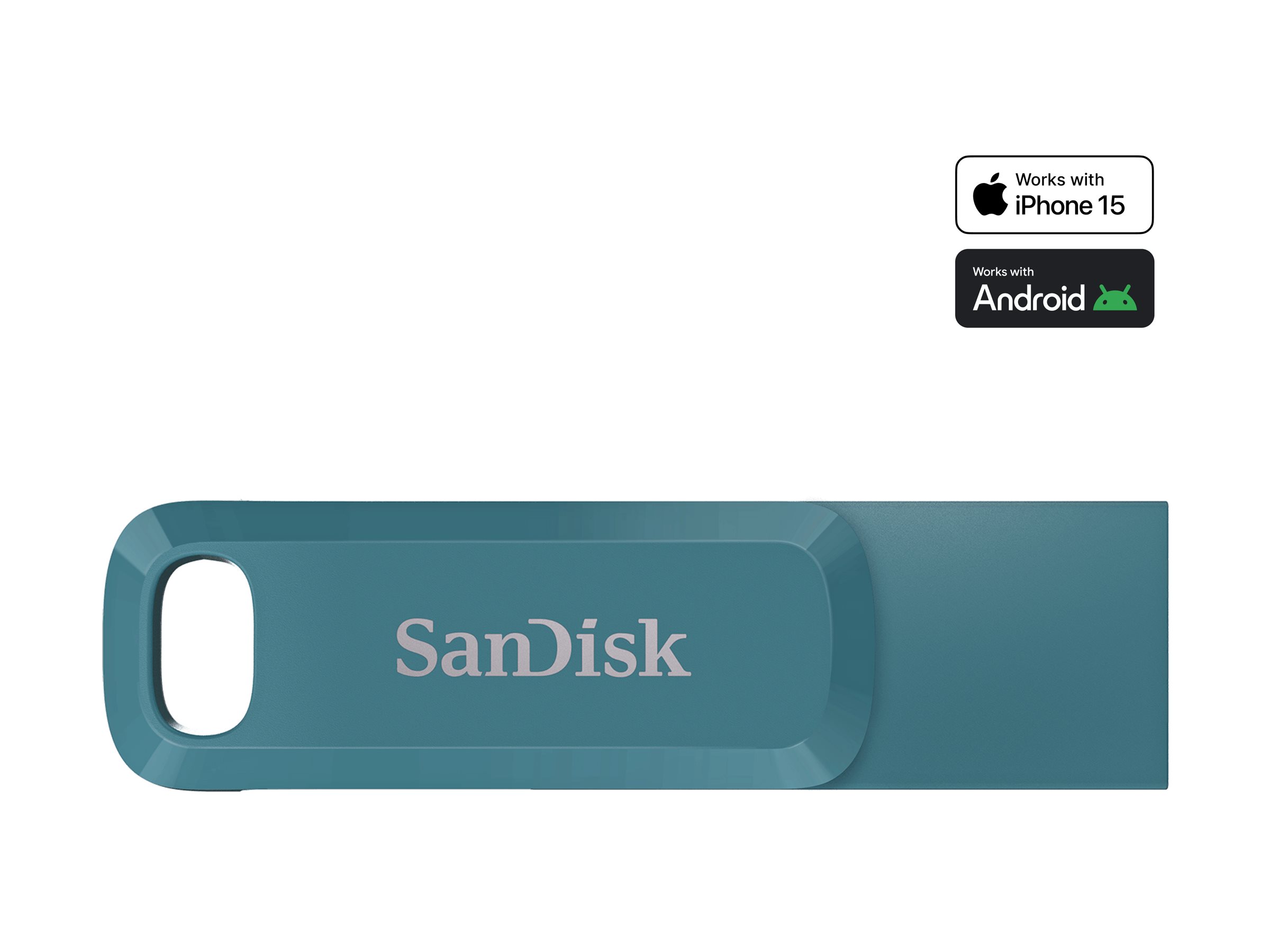 SanDisk Ultra Dual Drive Go - USB-Flash-Laufwerk - 512 GB - USB 3.2 Gen 1 / USB-C - Navagio Bay