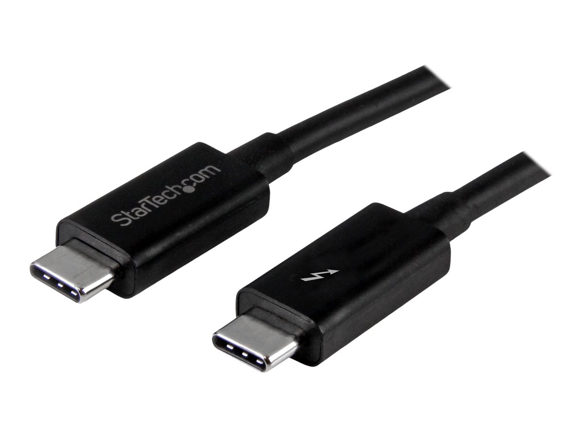StarTech.com 1m (3.3ft) Thunderbolt 3 Cable, 20Gbps, 100W PD, 4K Video, Thunderbolt-Certified, Compatible w/ TB4/USB 3.2/Display