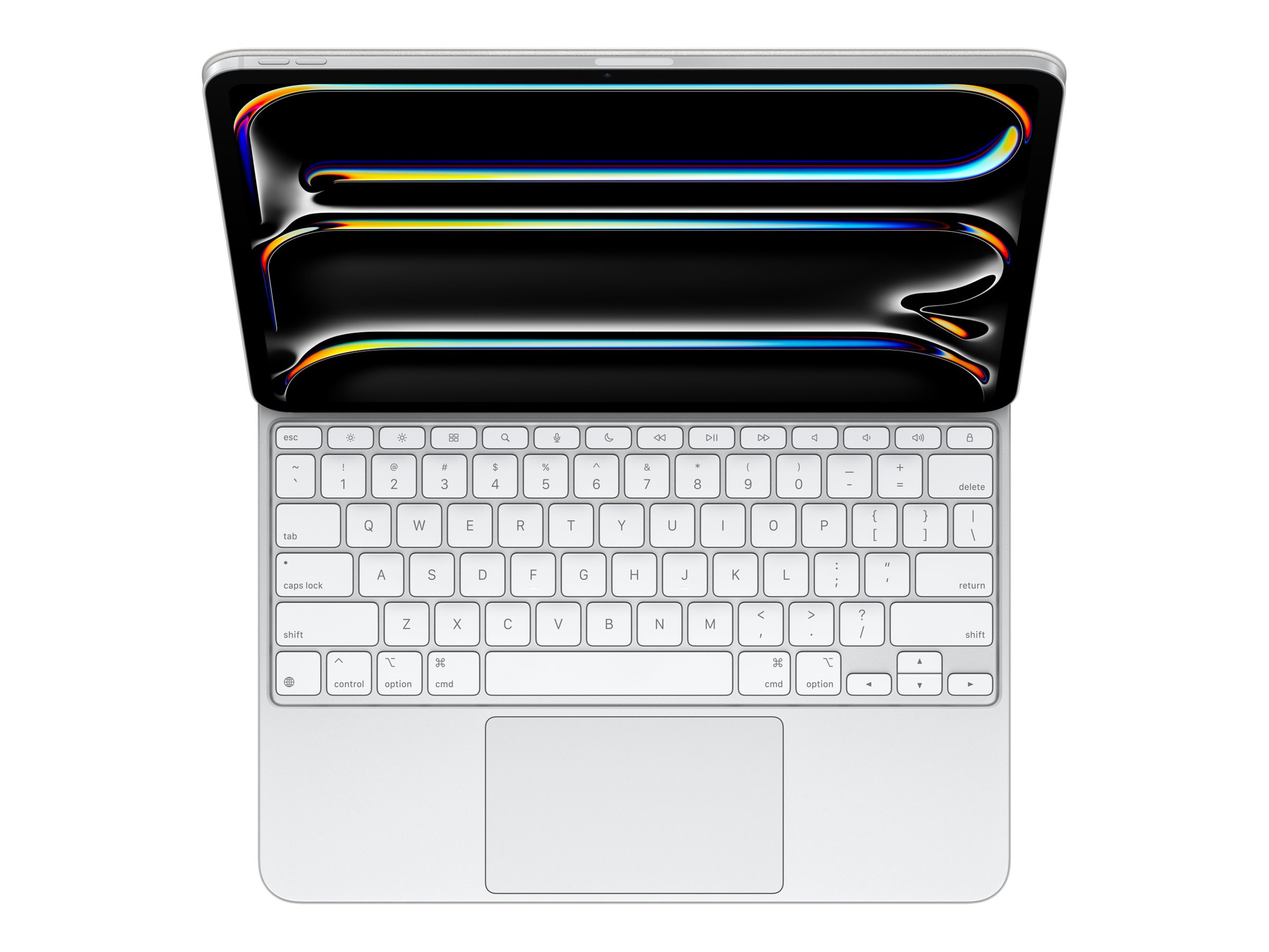 Apple Magic Keyboard - Tastatur und Foliohlle - mit Trackpad - hinterleuchtet - Apple Smart connector - QWERTY