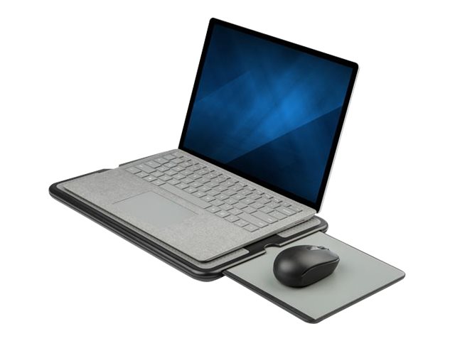 StarTech.com NTBKPAD Laptop Scho?tisch (Fur 13 und 15 Zoll Laptops, tragbares Notebook Scho?tablett, ausziehbares Mauspad, rutsc