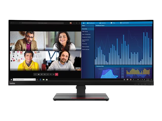 Lenovo ThinkVision P34w-20 - LED-Monitor mit CH Garantie - gebogen - 86.7 cm (34.14