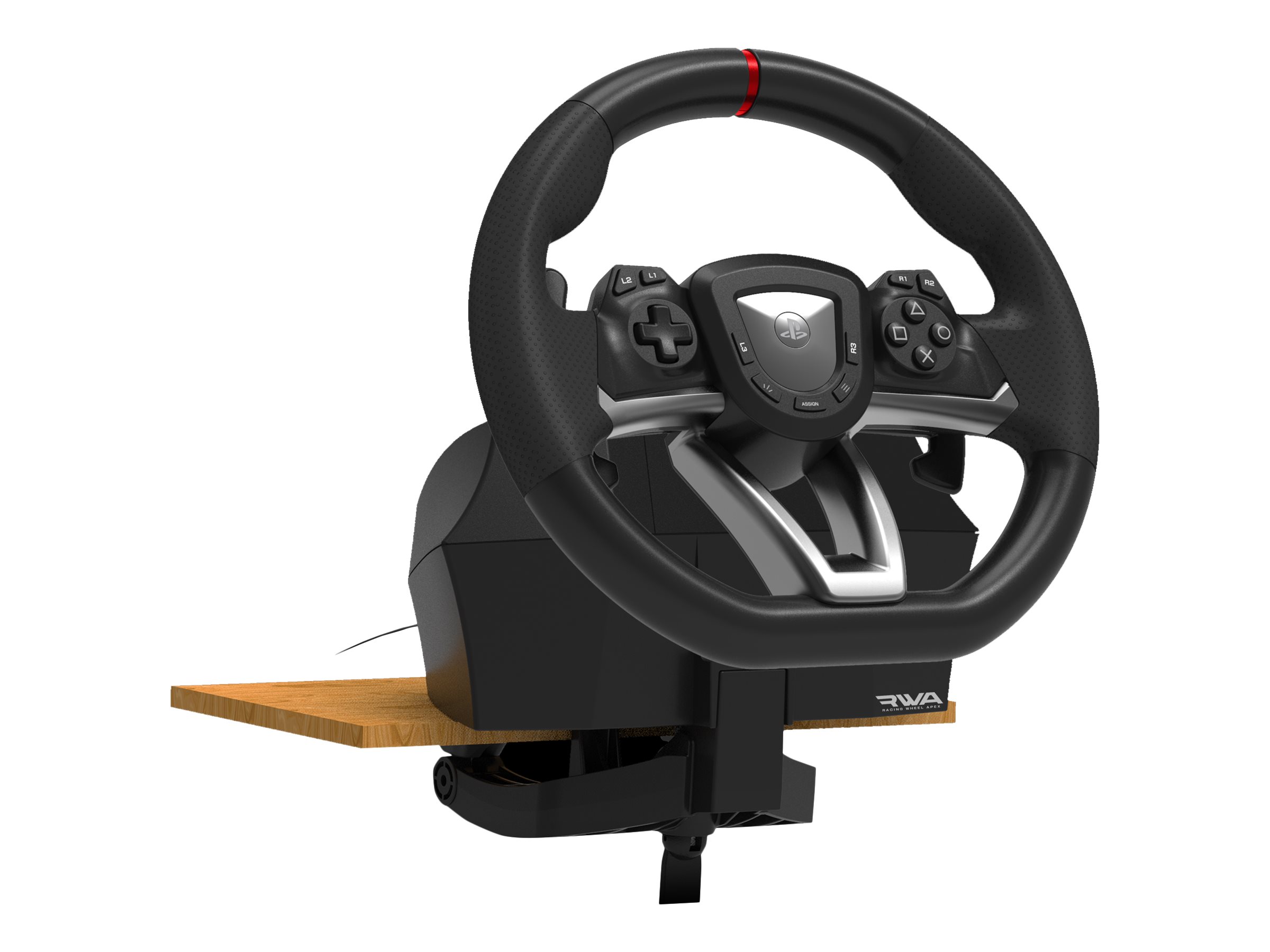 HORI APEX - Lenkrad- und Pedale-Set - kabelgebunden - fr PC, Sony PlayStation 4, Sony PlayStation 5