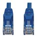 Eaton Tripp Lite Series Cat6a 10G Snagless Molded UTP Ethernet Cable (RJ45 M/M), PoE, Blue, 25 ft. (7.6 m) - Netzwerkkabel - RJ-