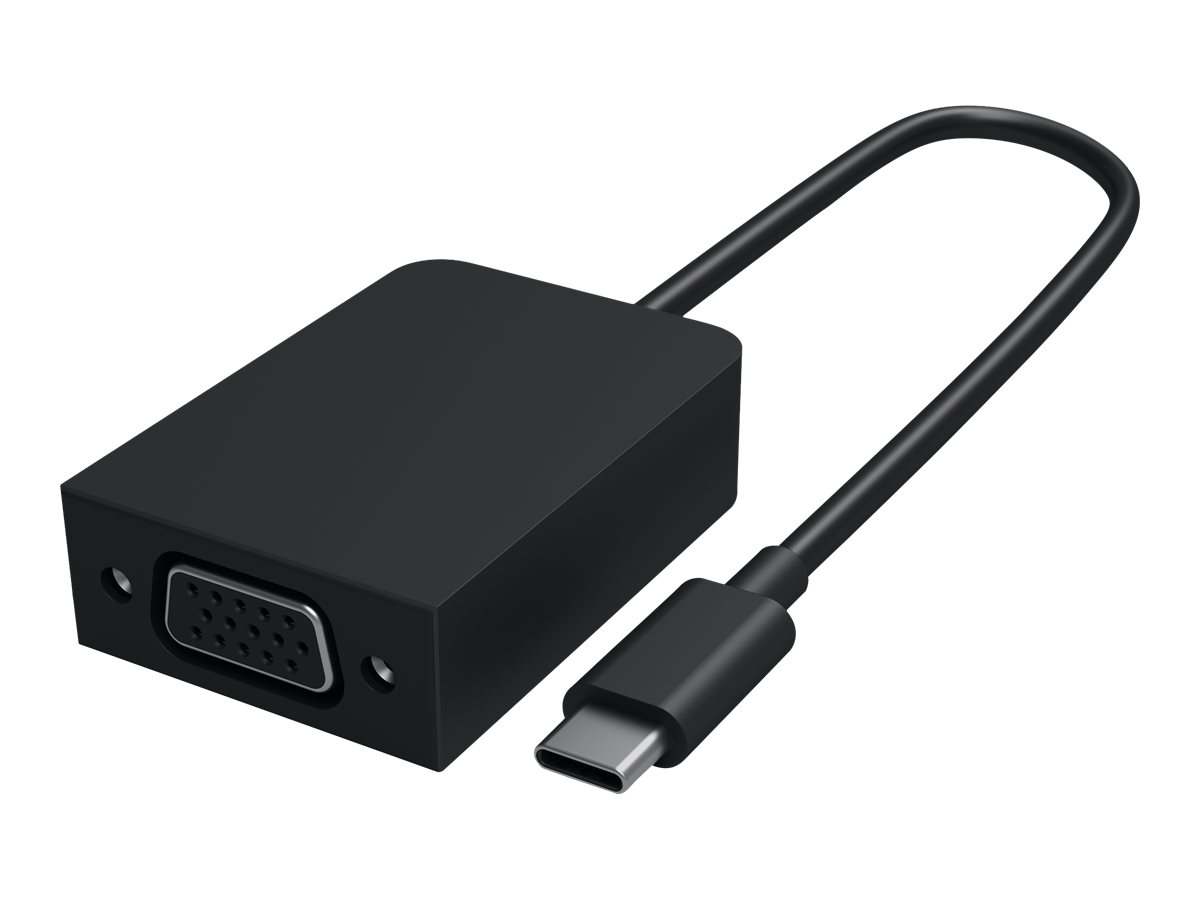 Microsoft Surface USB-C to VGA Adapter - Videoadapter - 24 pin USB-C mnnlich zu HD-15 (VGA) weiblich - fr Surface Book 2