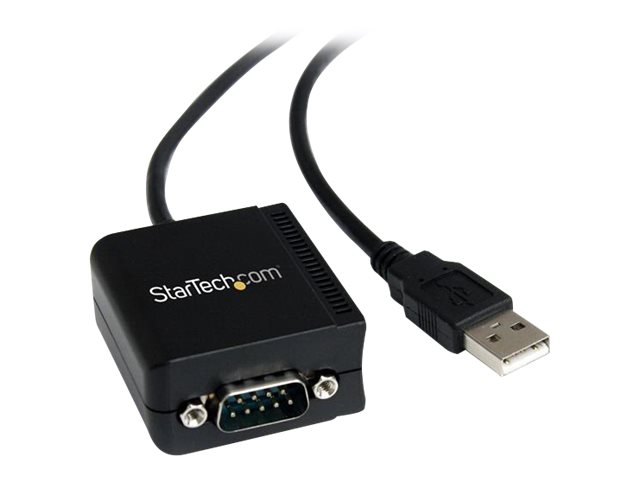 StarTech.com FTDI USB 2.0 auf Seriell Adapter - USB zu RS232 / DB9 Schnittstellen Konverter (COM) - Stecker / Stecker 1,8m - Ser