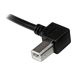 StarTech.com 3m USB 2.0 A auf B Kabel links gewinkelt - St/St - USB Druckerkabel - USB-Kabel - USB Typ B (M) zu USB (M) - USB 2.