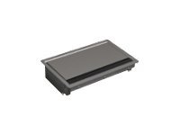 Bachmann CONI built-in frame short - Steckdosenleiste fr bndige Montage - Anthrazit