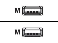 M-CAB - USB-Kabel - USB (M) zu USB (M) - USB 2.0 - 2 m