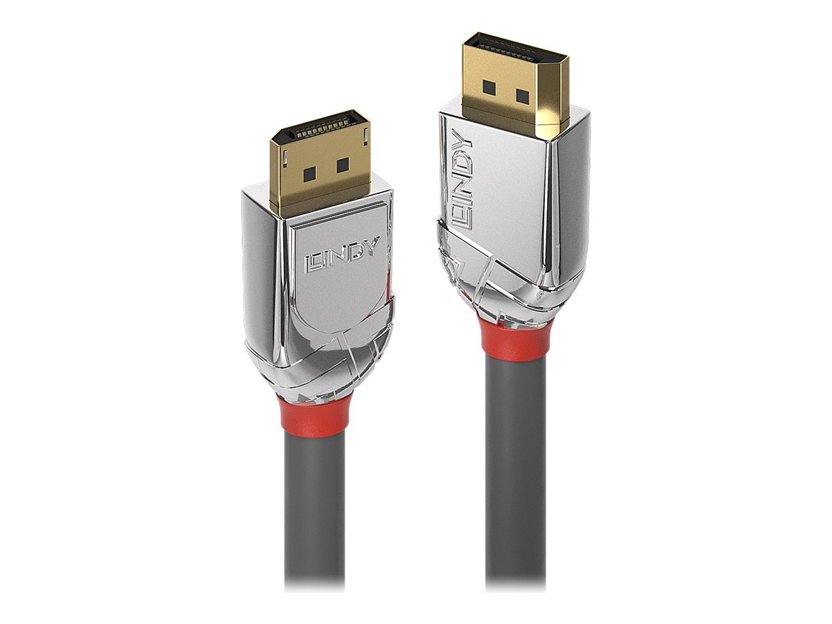 Lindy CROMO - DisplayPort-Kabel - DisplayPort (M) zu DisplayPort (M) - DisplayPort 1.2 - 1 m - rund, 4K Untersttzung