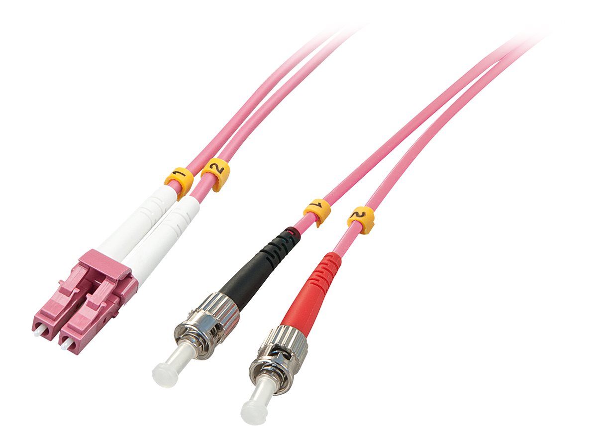 Lindy - Patch-Kabel - ST multi-mode (M) zu LC Multi-Mode (M) - 15 m - Glasfaser - Duplex