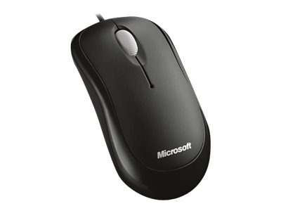 Microsoft Basic Optical Mouse - Maus - rechts- und linkshndig - optisch - 3 Tasten - kabelgebunden