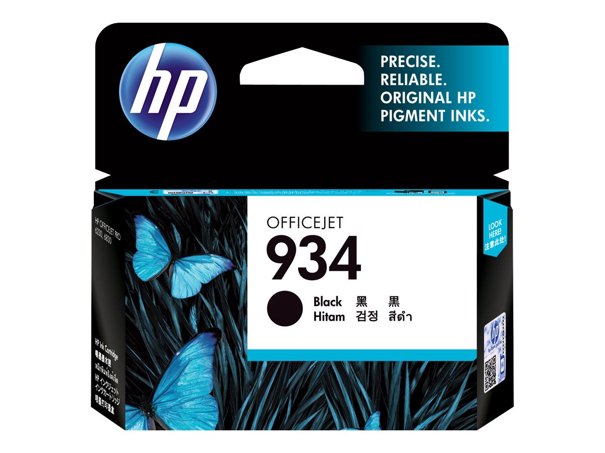 HP 934 - Schwarz - original - Tintenpatrone - fr Officejet 6812, 6815, 6820; Officejet Pro 6230, 6230 ePrinter, 6830, 6835