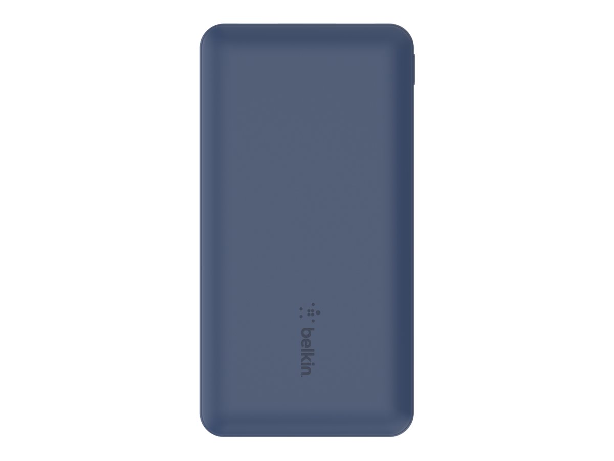 Belkin BoostCharge - Powerbank - 10000 mAh - 18 Watt - 3 Ausgabeanschlussstellen (2 x USB, 24 pin USB-C) - Blau