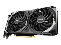 MSI GeForce RTX 3060 VENTUS 2X 12G OC - Grafikkarten - GF RTX 3060 - 12 GB GDDR6 - PCIe 4.0 - HDMI, 3 x DisplayPort