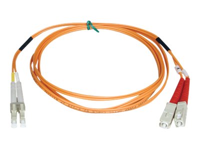 Eaton Tripp Lite Series Duplex Multimode 50/125 Fiber Patch Cable (LC/SC), 20M (65 ft.) - Patch-Kabel - SC multi-mode (M) zu LC 