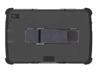 InfoCase - Hintere Abdeckung fr Tablet - widerstandsfhig - Polycarbonat, Thermoplastisches Polyurethan (TPU) - klar - fr Zebr